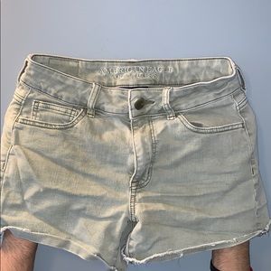 Light olive shorts